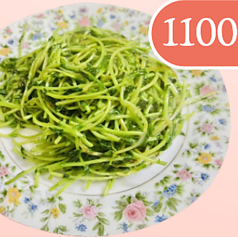 豆苗炒め