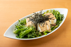 豆腐と海苔のごまサラダ