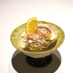 広島県産 牡蠣生ハム巻き天麩羅　1個　