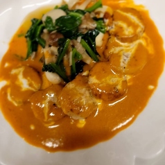 帆立貝のソテー アメリケーヌソース