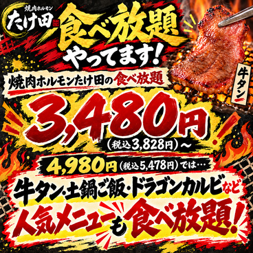 焼肉ホルモンたけ田朝日店のおすすめ料理1