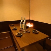 各種御利用にピッタリ！！2名様からのデートや記念日での利用や、会社帰りの軽く1杯♪という方々も、皆様楽しめる空間です！お席の種類が様々で、カウンター、半個室、完全個室、掘りごたつやテーブル席☆少人数宴会、大人数宴会など多種多様♪もちろん！！店舗貸切も可能です♪人数、御予算等々お気軽に御相談下さい！！