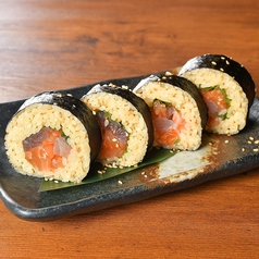 海鮮ユッケ巻き