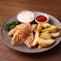 ５色あられのフィッシュ＆チップス