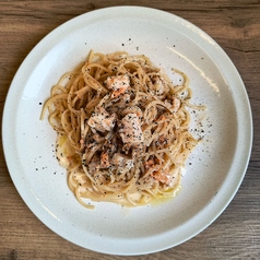 ごろごろ帆立のクリームソース