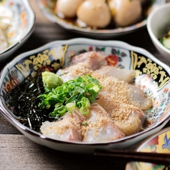 鯛胡麻和え