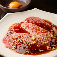 九州佐賀県産黒毛和牛の焼きすきの写真