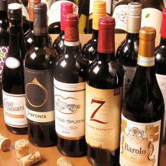 ボトルワインも豊富♪お料理に合う絶品ワインをご用意★