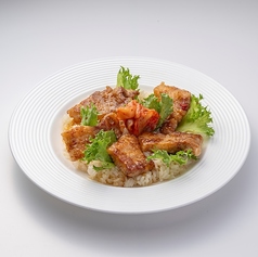 阿波とん豚の焼き肉ピラフ（スープ付き）