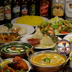 本場インド料理アーユスのコース写真