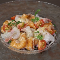 今酔の鮮魚カルパッチョ