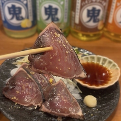 薬味たっぷり炙り塩 カツオのタタキ
