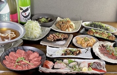 鶏料理と牛もつ鍋の店 嬉らく人のコース写真