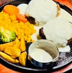 レギュラーWハンバーグ200g×2/ フロマージュ・レギュラーサイズ60cc