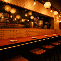 カウンターあり♪２名席もご用意しております！ご友人とのお食事にも◎
