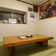 完全個室で楽しいひと時を