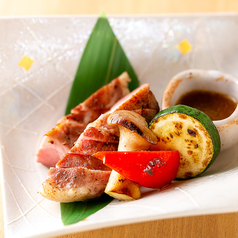 博多地鶏の炭火焼き