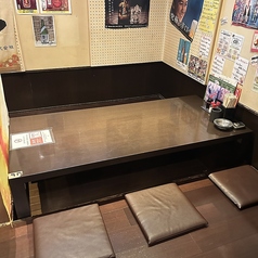 宴会利用に最適！掘りごたつ席。