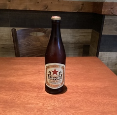 瓶ビール（サッポロ赤星）