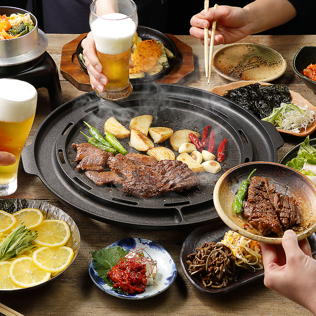 涼しい店内で！みんなで屋内BBQ！