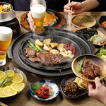 涼しい店内で！みんなで屋内BBQ！