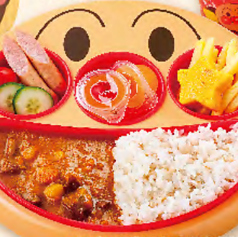 キッズプレート 牛たんカレー(ガチャガチャ1回つき)