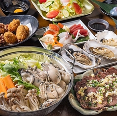 牡蠣大将のコース写真