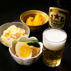 【日替わり】新鮮な生野菜にこだわった 「お番菜セット＋ドリンク付」 1300円(税込)の写真