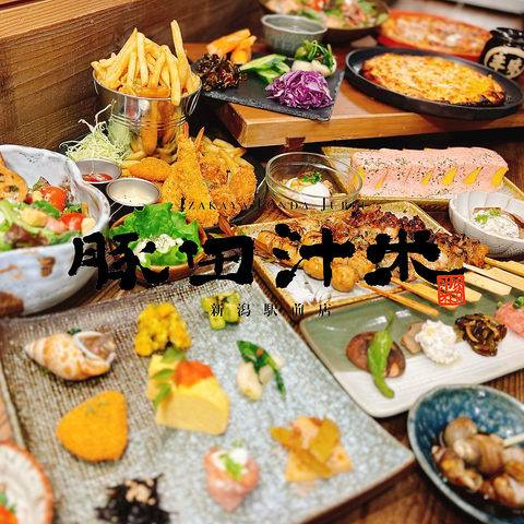 新潟県内のすべての酒蔵の地酒×にいがた和牛×日本庭園を意識したコースをご提供！