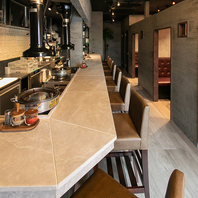 非日常を演出するモダンで洗練された空間