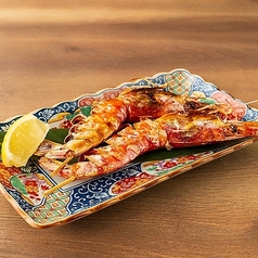 赤海老の塩焼き