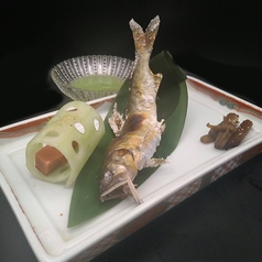 天然鮎の塩焼き(兵庫岸田川産)