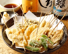 串天麩羅　魚介類の天麩羅から野菜の天麩羅まで一本単位から注文できます！