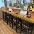 サク飲みなどに嬉しいカウンター席！