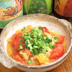 トマト卵炒め