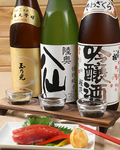 日本酒メニューが豊富です！常時12種類以上をご用意。
