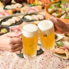 生ビールはアサヒスーパードライをご用意