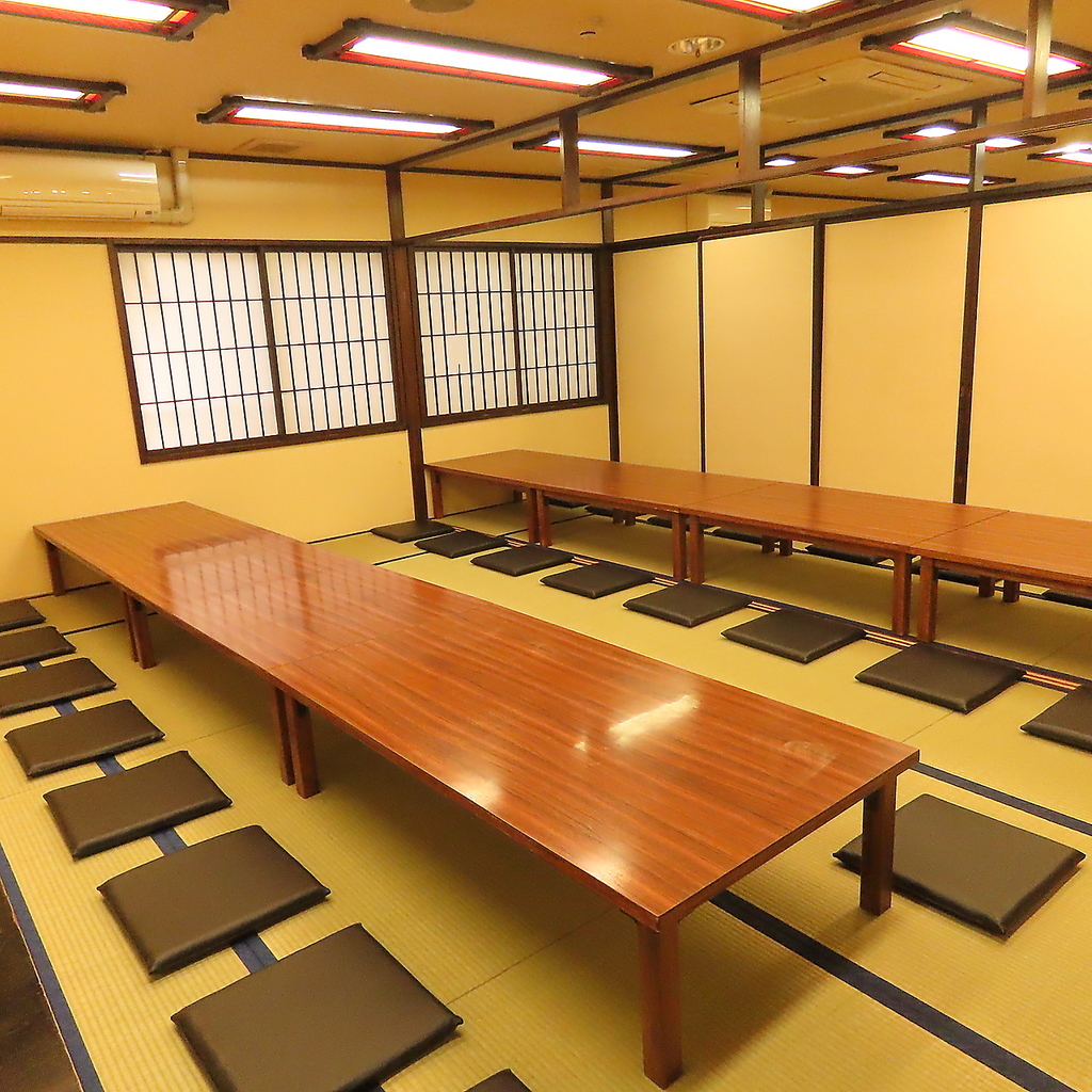 大人数の宴会にも対応可能。最大103名様までご利用いただけます。会社の飲み会やイベントにも最適！