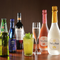 豊富なノンアルコールドリンクを取り揃えております。