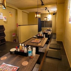 2階掘り炬燵のお席は15名様より貸切対応いたします。詳細は店舗までご連絡ください。