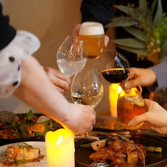 お料理にぴったりの厳選アルコール！昼のみもできます◎