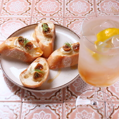 【いちじくとクリームチーズのブルスケッタ】