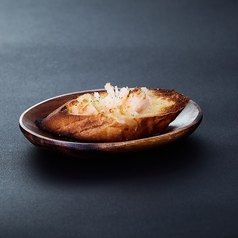 《単品ブルケッタ》 &nbsp;エビチーズ