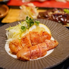 明太子の藁焼き