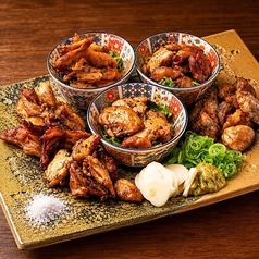 ◆ 鶏の藁焼き3種食べ比べ