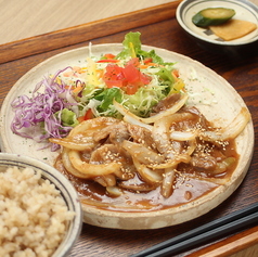 紅豚味噌しょうが焼き定食