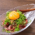 料理メニュー写真&nbsp;近江牛炙りユッケ風