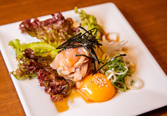 鶏タタキのユッケ【Chicken Tataki Yukhoe】