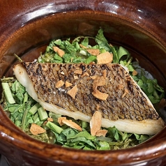 真鯛とクレソン