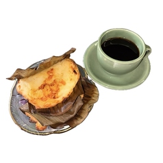 チーズ入りライスエンパナーダ&コーヒーセット
